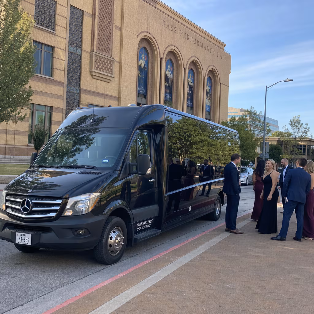 Party Bus to Bass Performance Hall