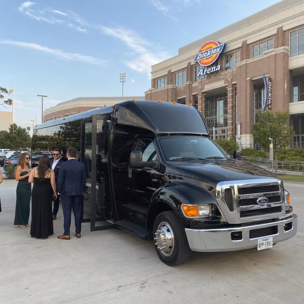 Rent a Bus to Dickies Arena