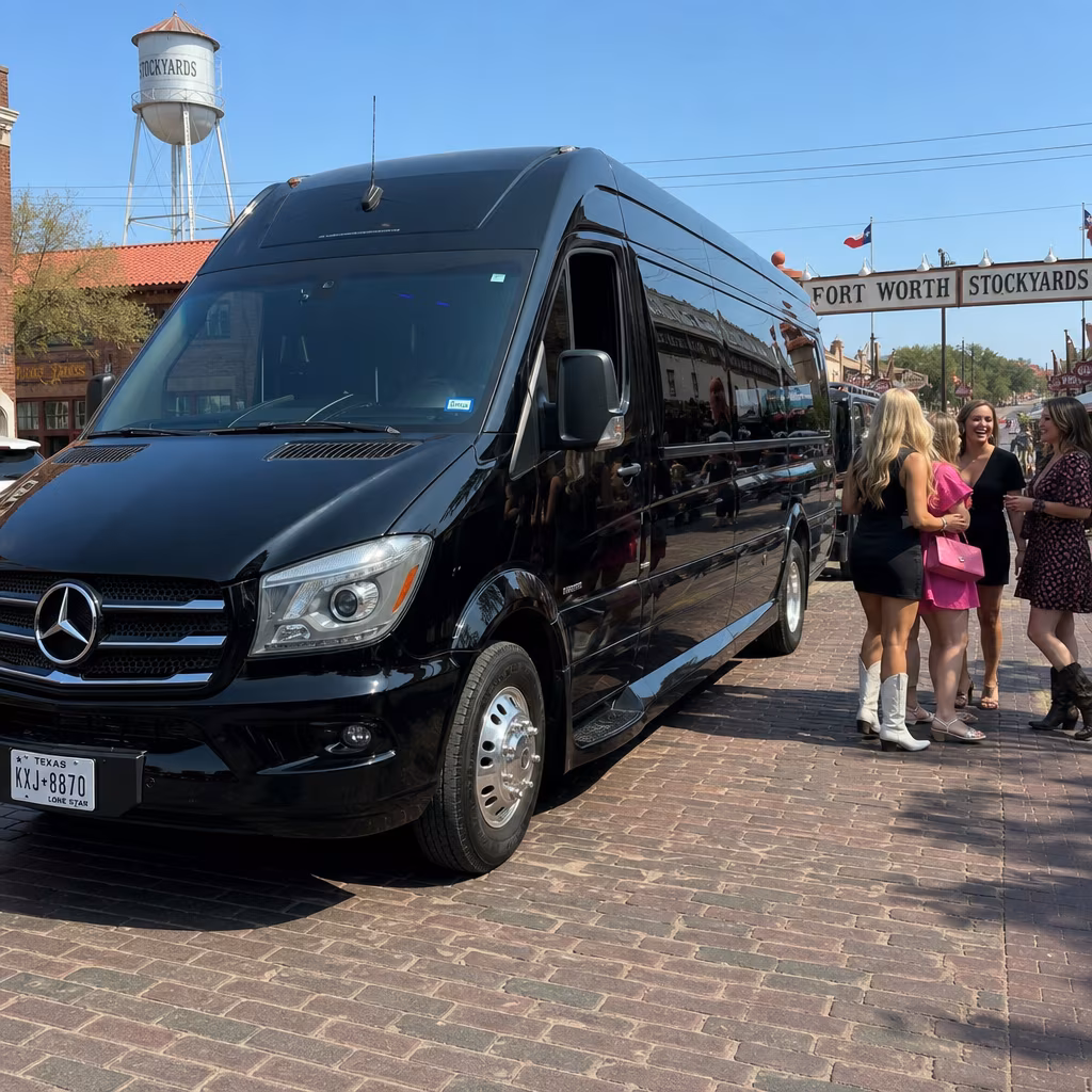 Party Bus to the Fort Worth Stockyards