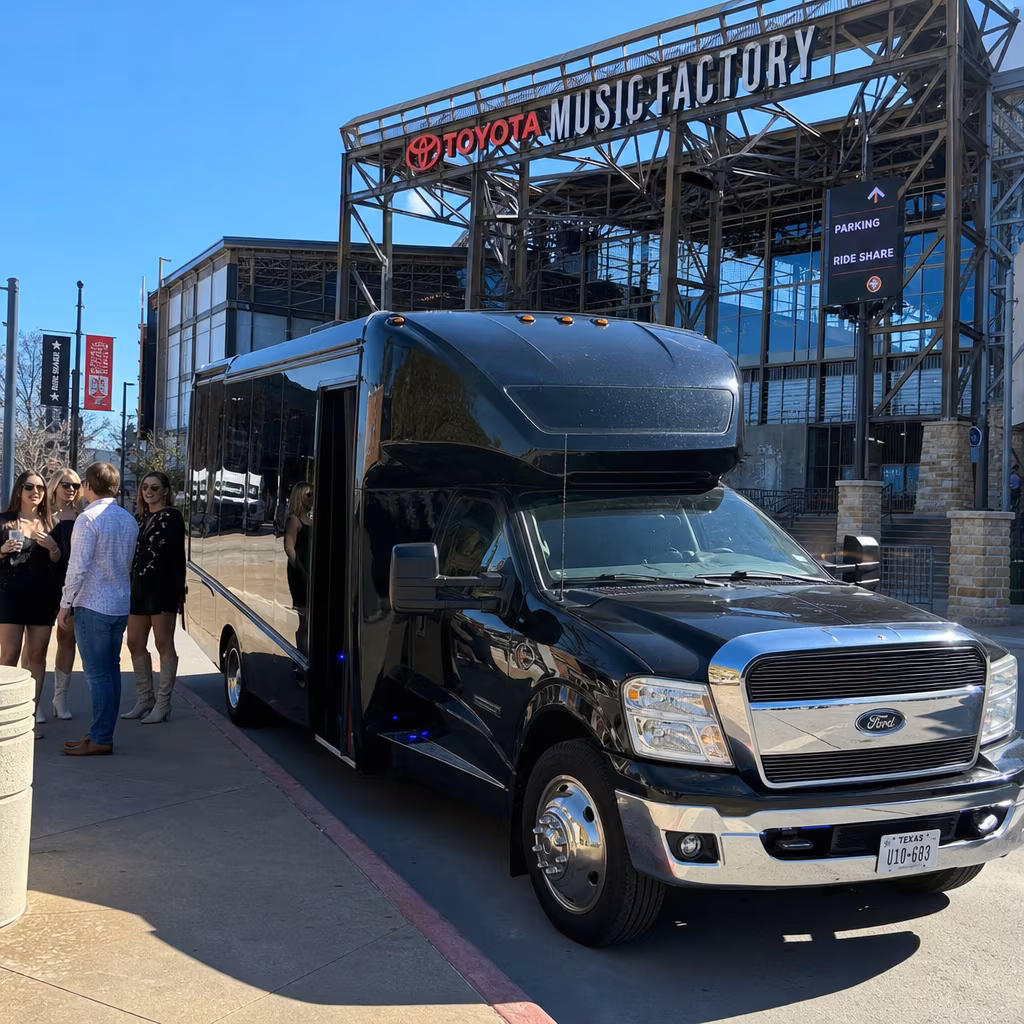 Party Bus to Toyota Music Factory