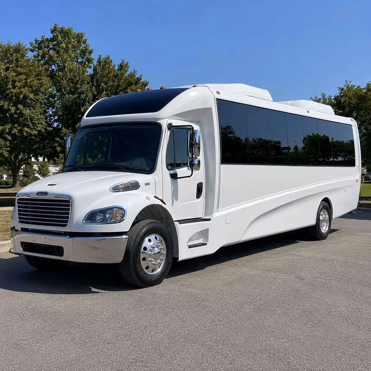 Fort Worth Airport Shuttle & Transportation party bus exterior