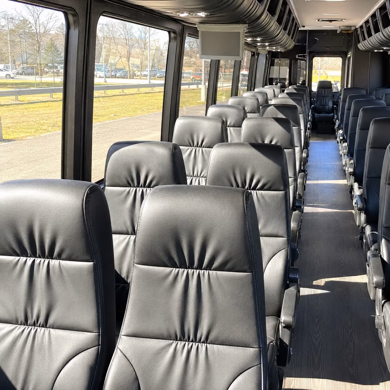 Fort Worth Airport Shuttle & Transportation onboard seating
