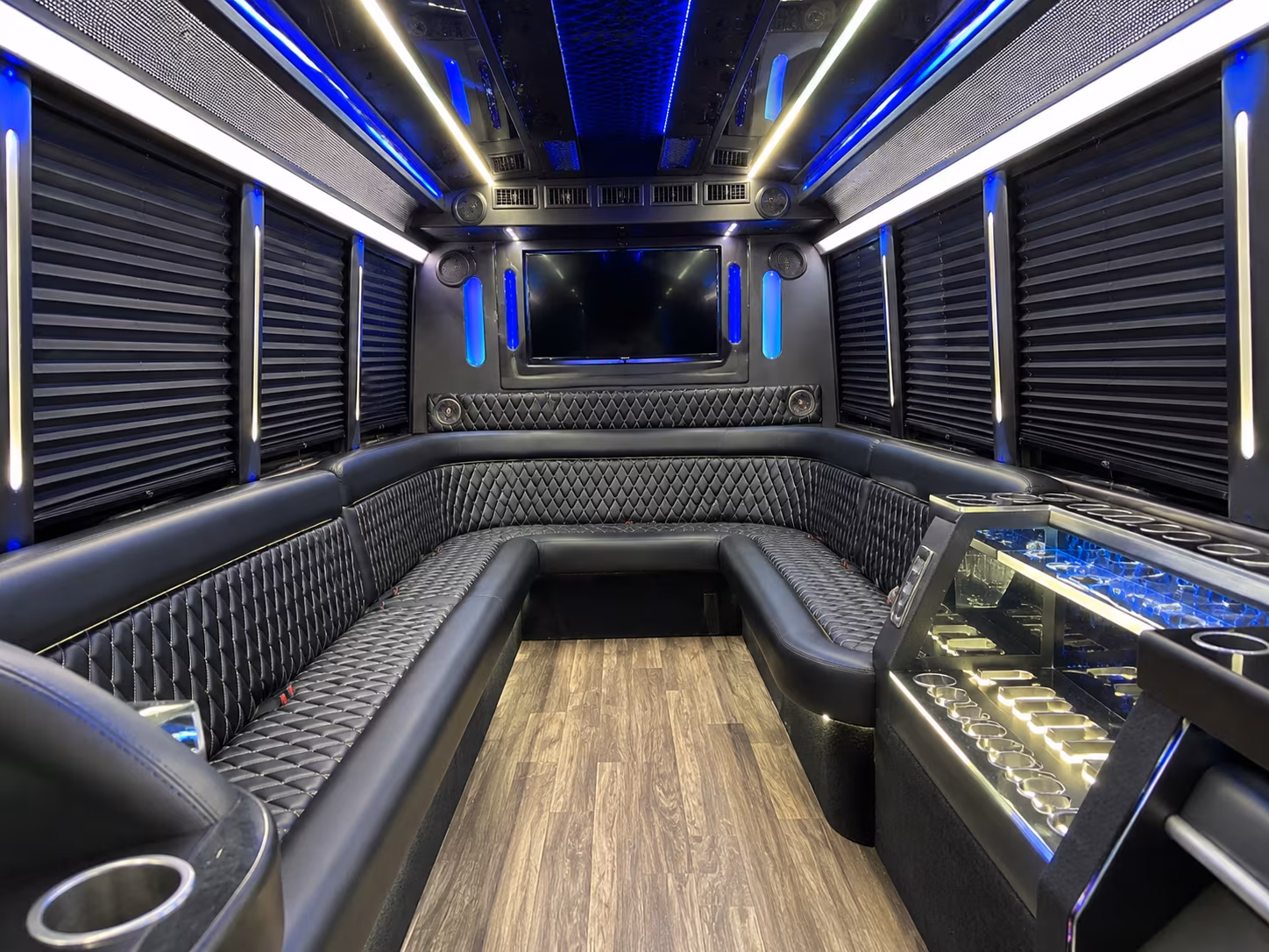 Fort Worth Bachelor & Bachelorette Transportation party bus exterior