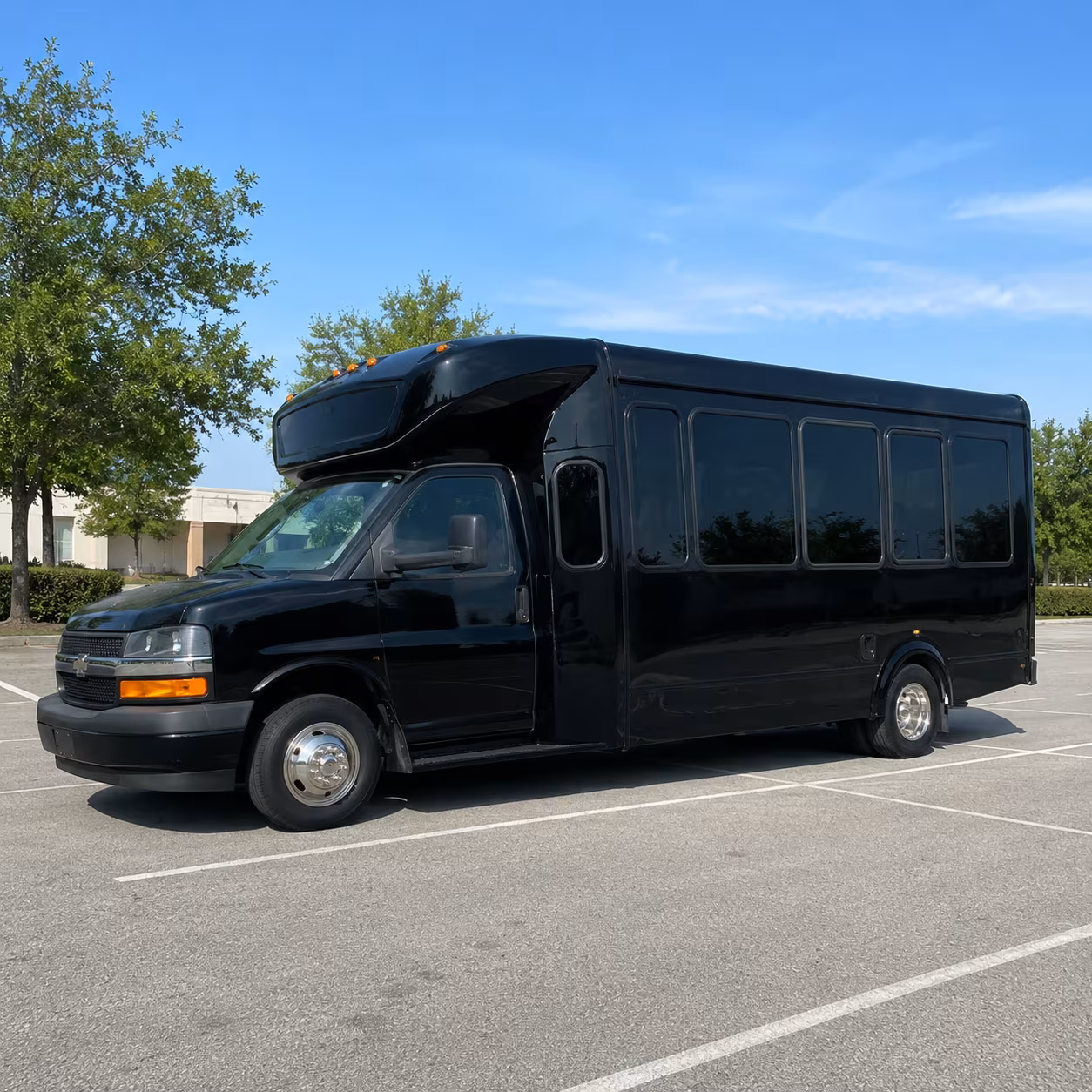 Fort Worth Birthday, Sweet 16, & Quinceañera Transportation party bus exterior