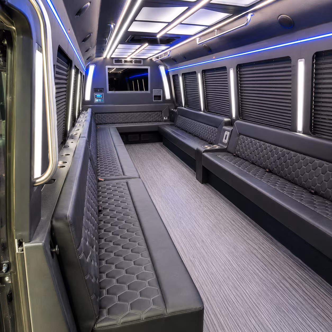 Fort Worth Concert & Music Festival Transportation onboard seating