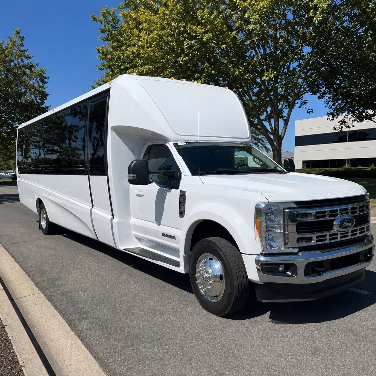 Fort Worth Corporate Transportation party bus exterior