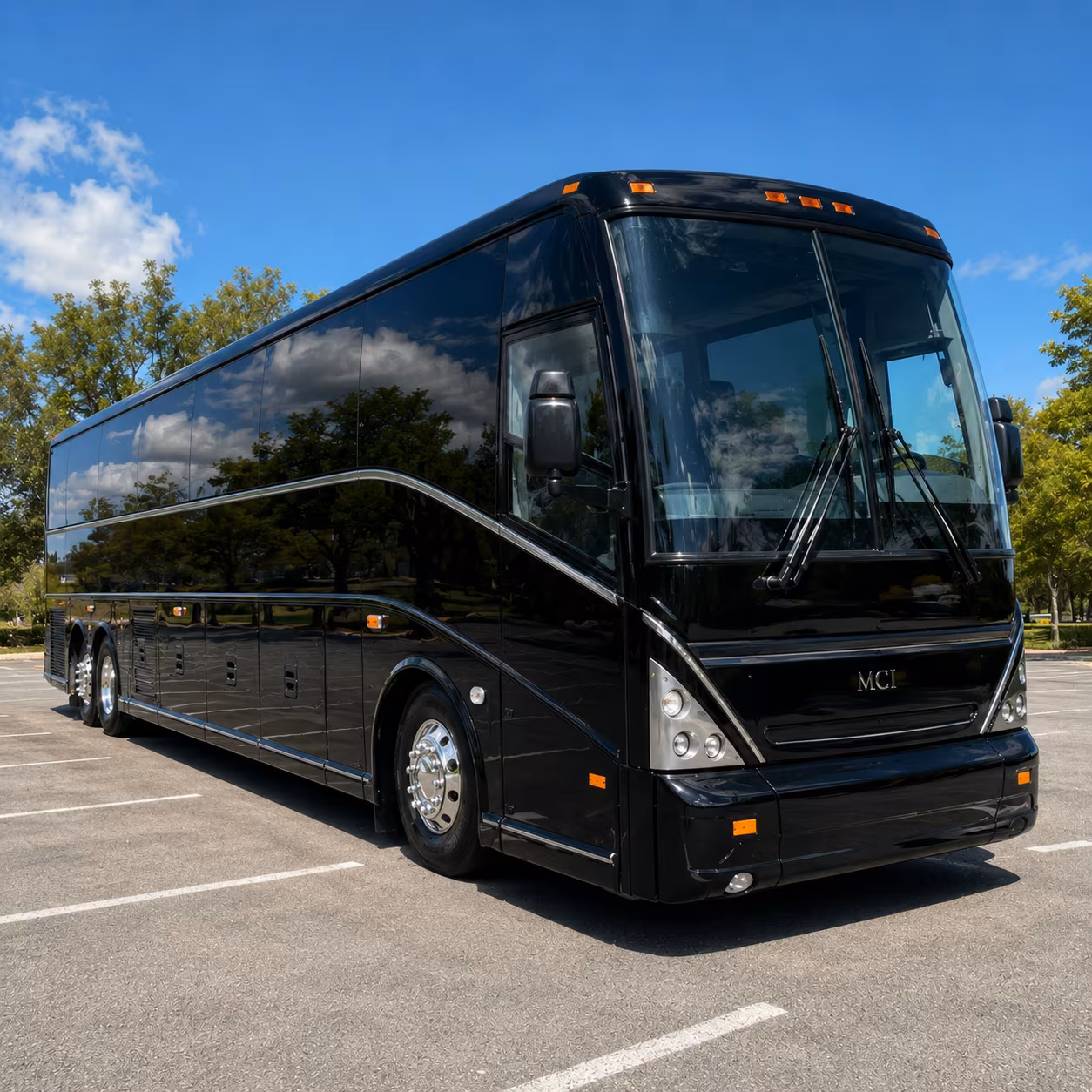 Fort Worth Corporate Transportation party bus exterior