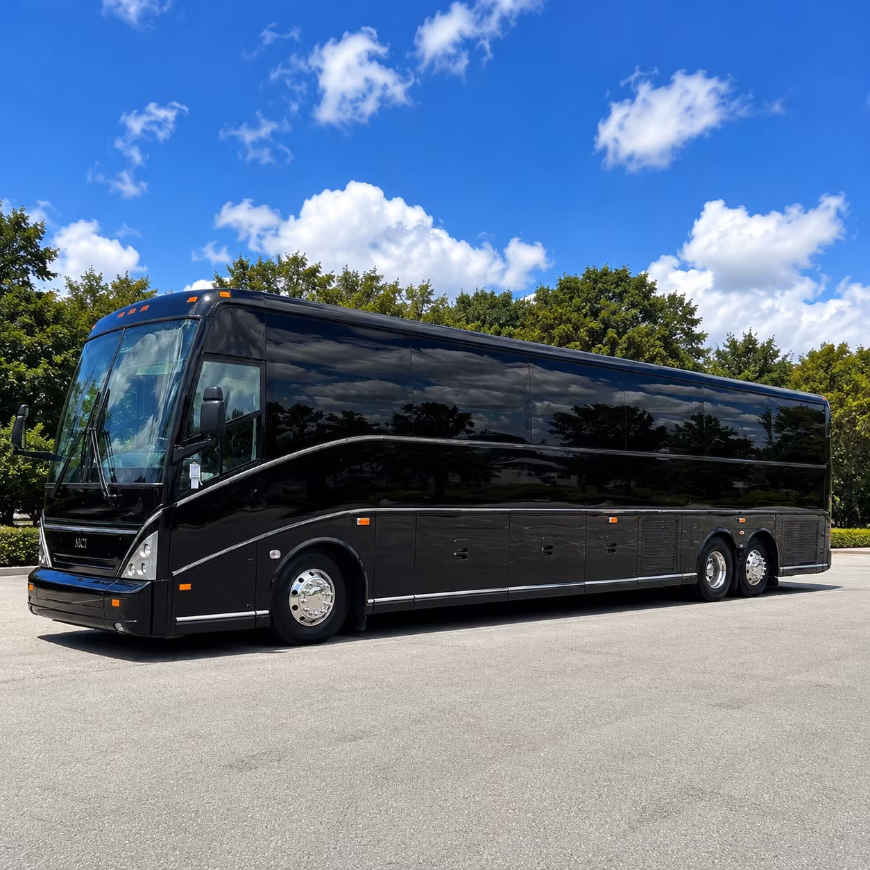 Fort Worth Corporate Transportation party bus exterior