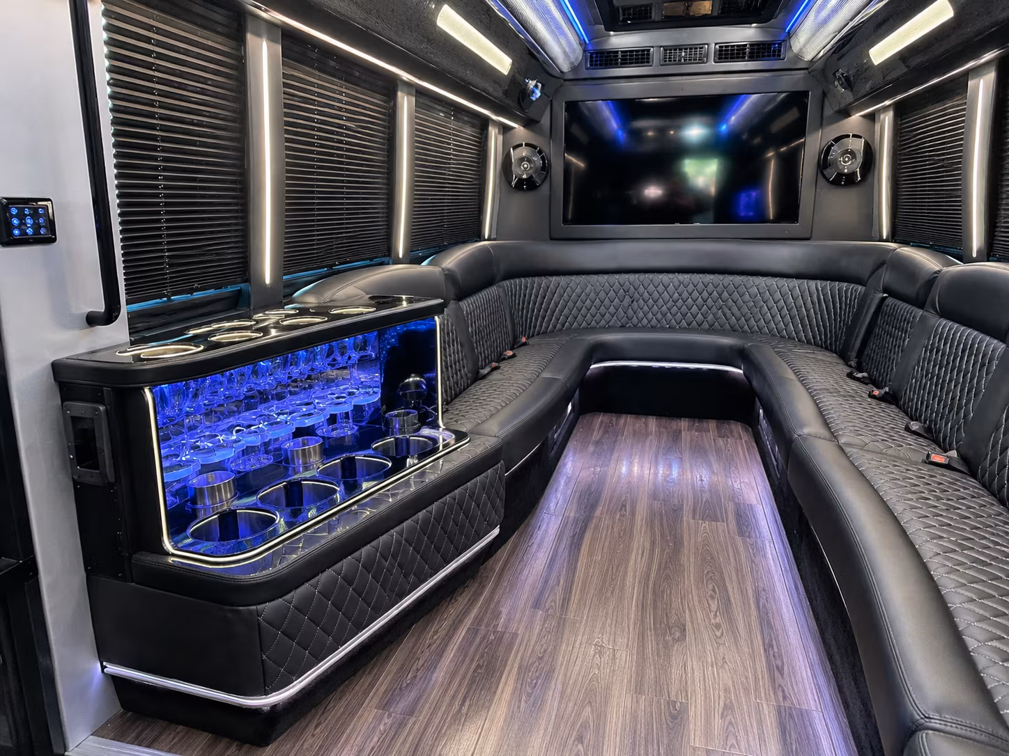 Fort Worth Prom & Homecoming Transportation party bus exterior