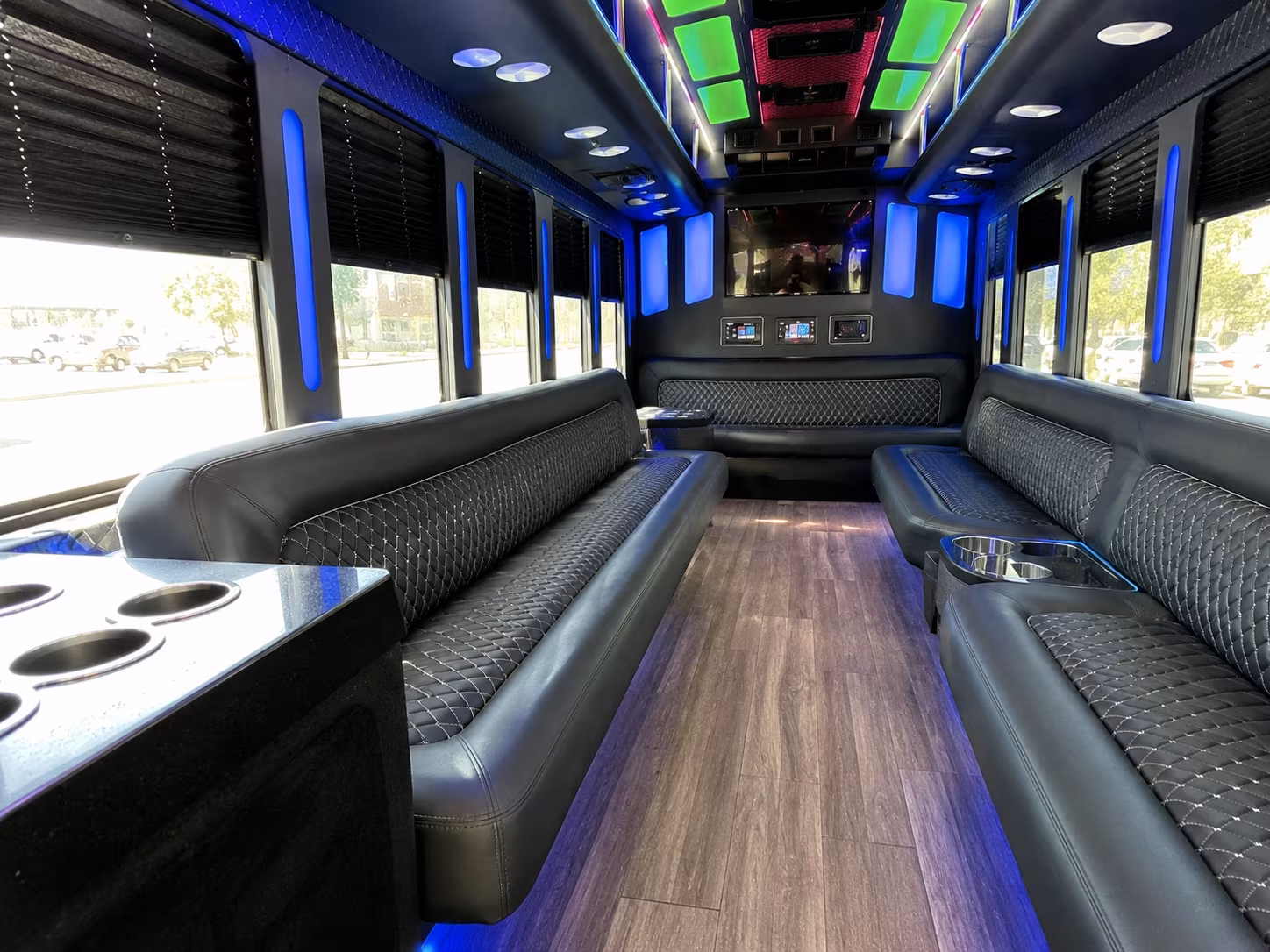 Fort Worth Prom & Homecoming Transportation party bus exterior