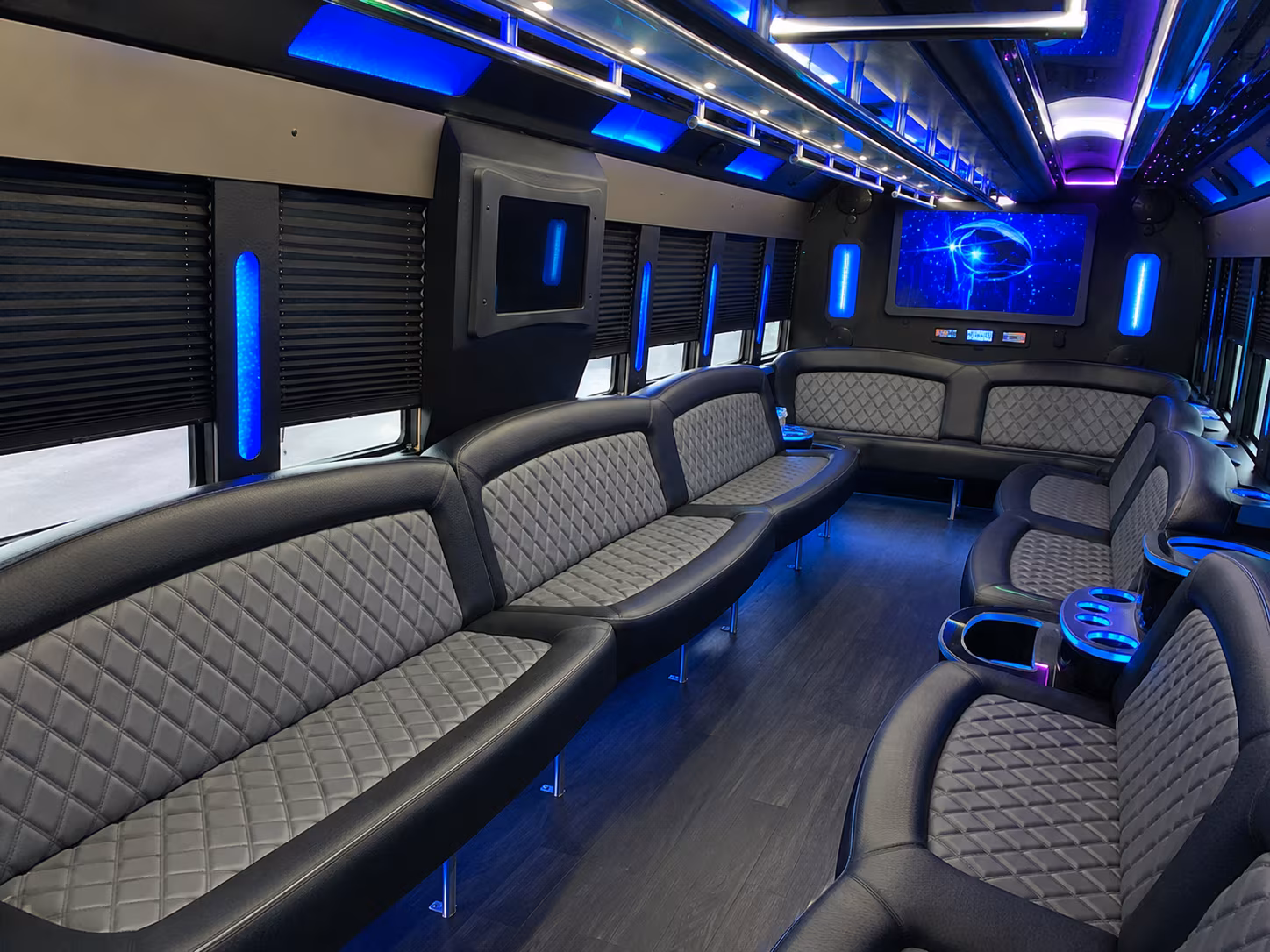 Fort Worth Prom & Homecoming Transportation party bus exterior