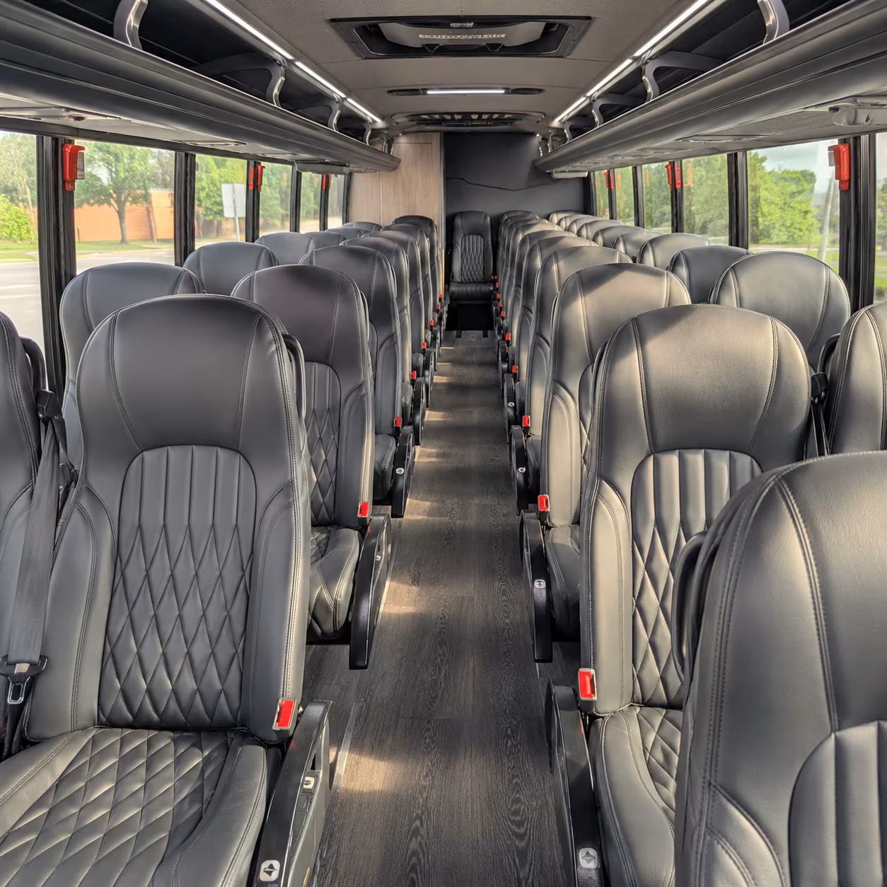 Fort Worth School Event Transportation party bus exterior
