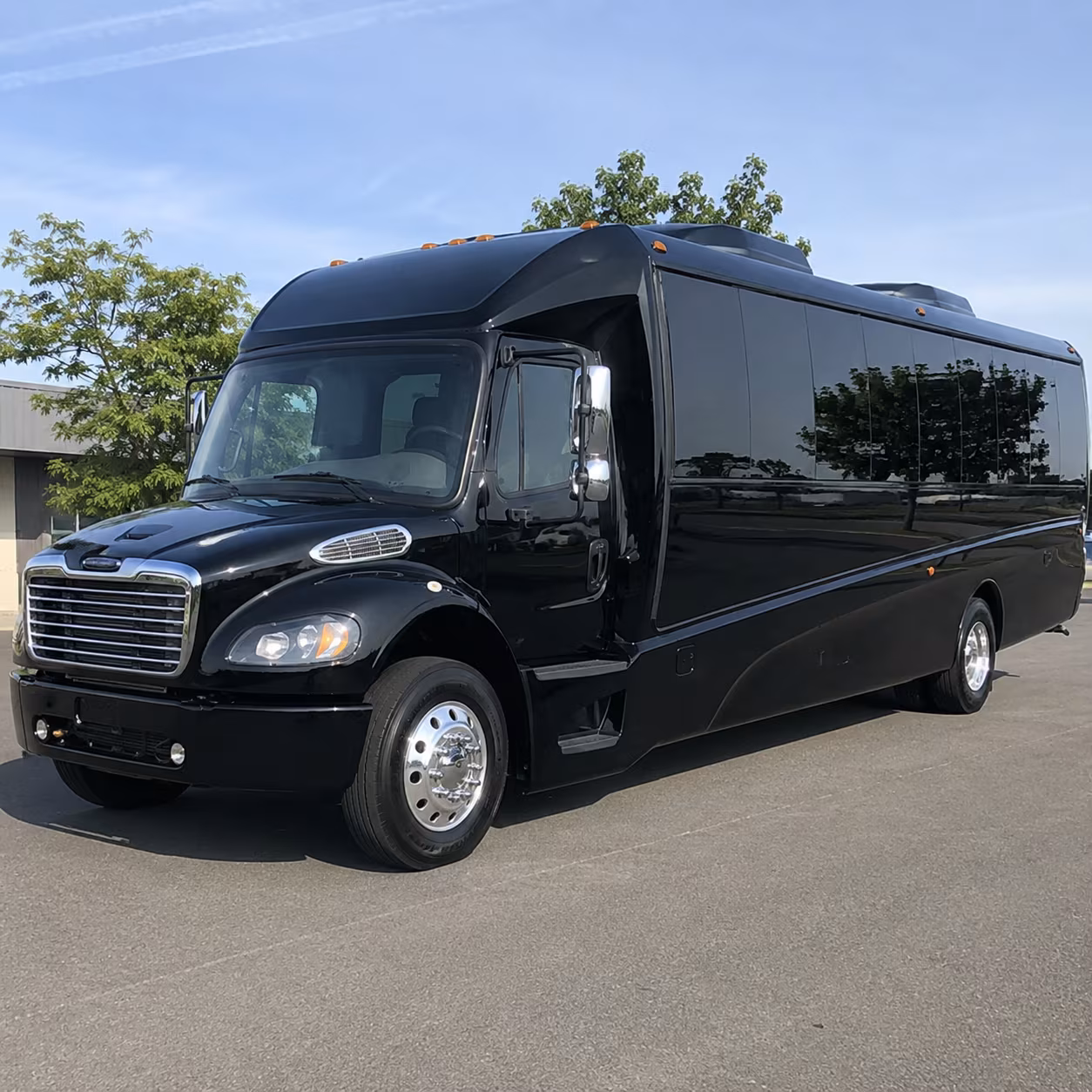 Fort Worth School Event Transportation party bus exterior