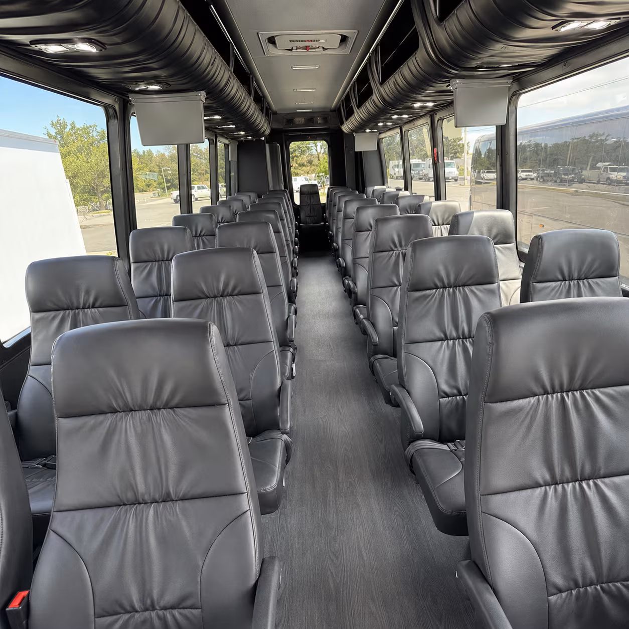Fort Worth School Event Transportation party bus exterior