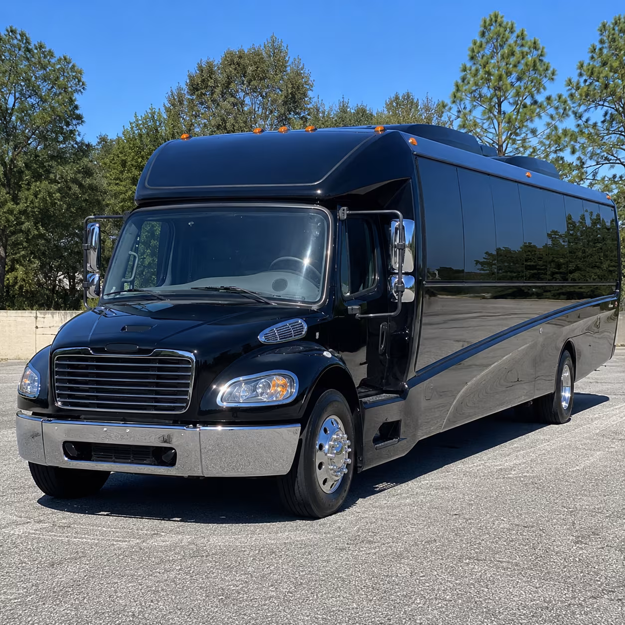 Fort Worth School Event Transportation party bus exterior