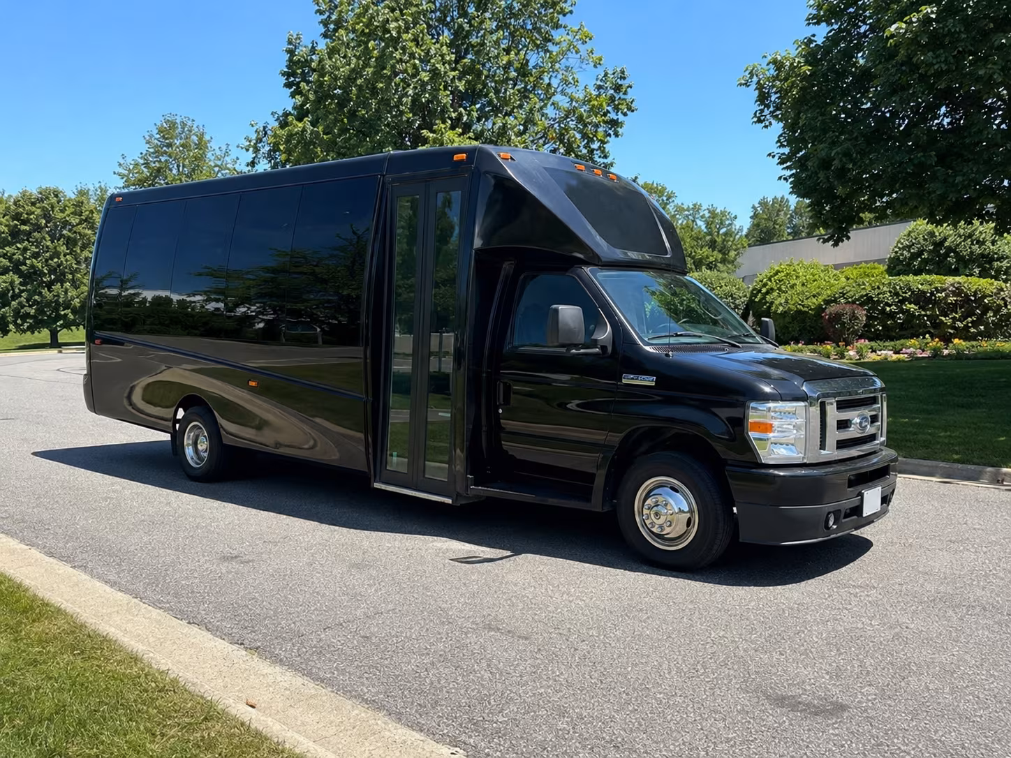 Fort Worth Sporting Event Transportation party bus exterior