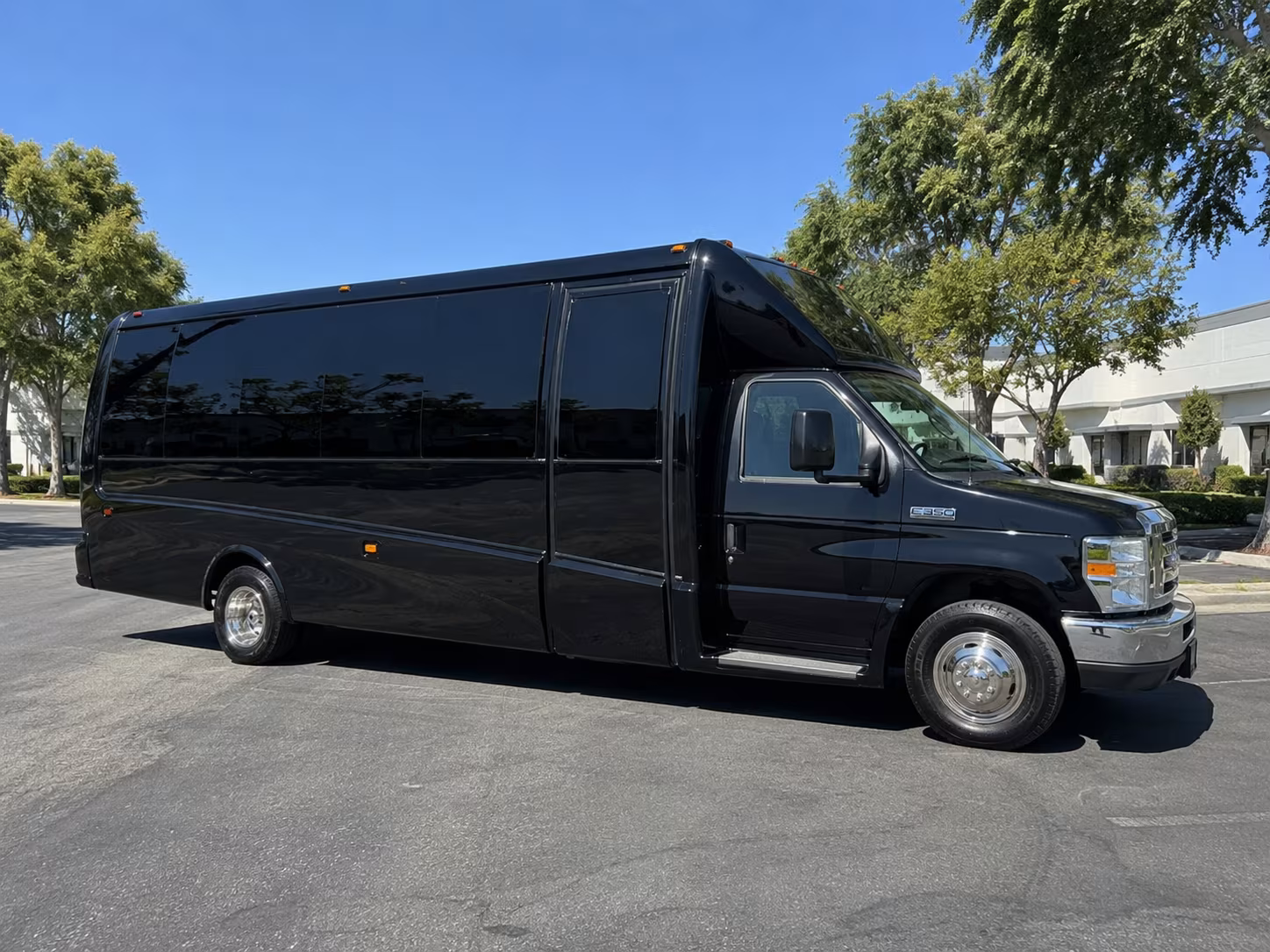 Fort Worth Sporting Event Transportation party bus exterior