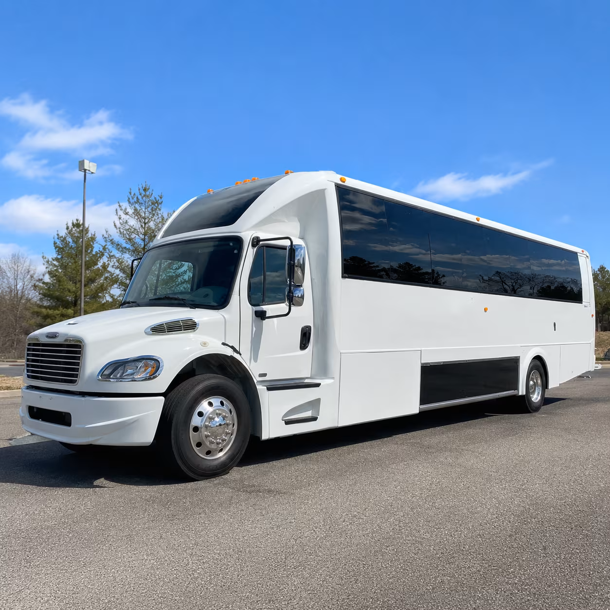 Fort Worth Wedding Transportation party bus exterior