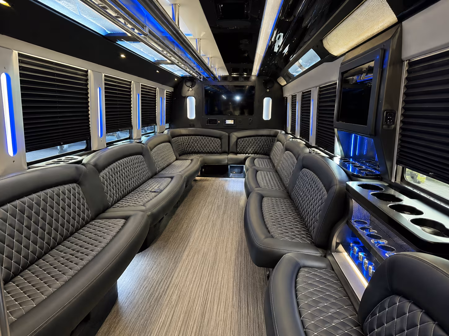 Fort Worth Winery Tour & Pub Crawl Transportation onboard seating