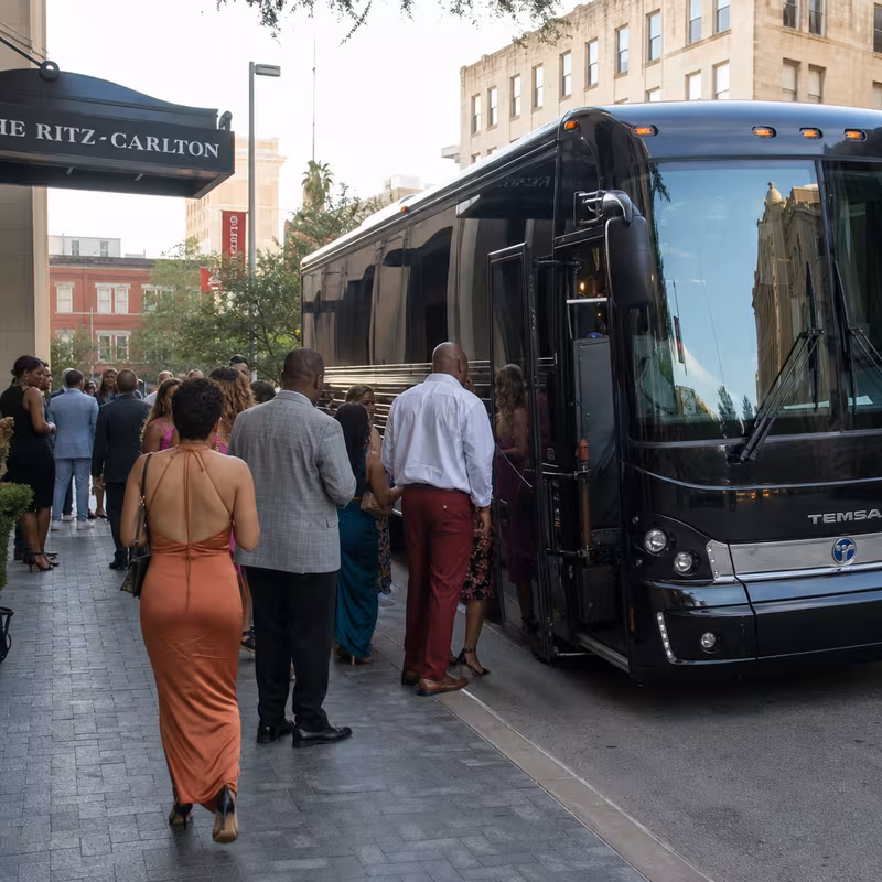 Private event transportation