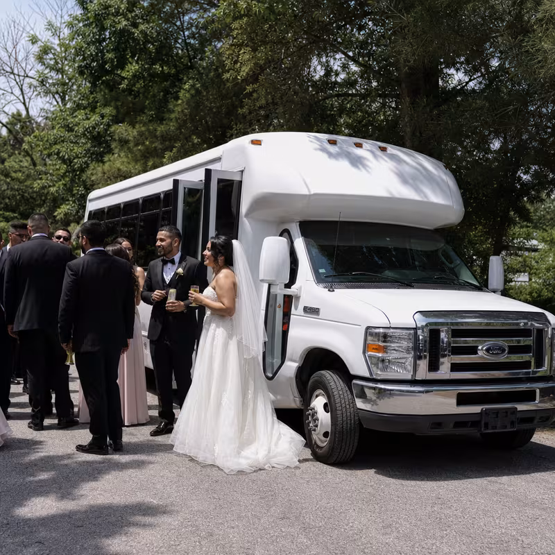 Fort Worth Wedding Transportation fleet vehicle
