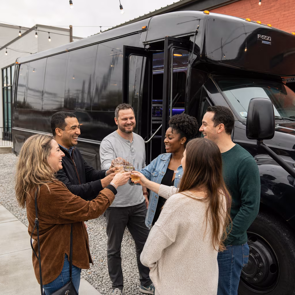 Fort Worth Winery Tour & Pub Crawl Transportation