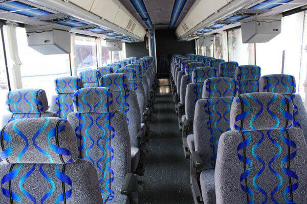 Fort Worth 40 Passenger Coach Bus Interior