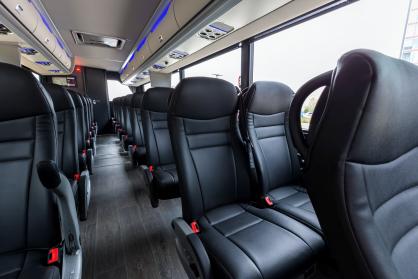 Haltom City 45 Passenger Mini Coach Interior
