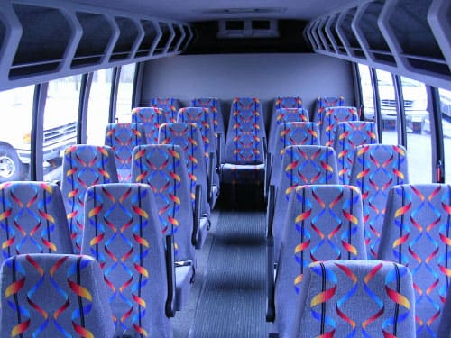 Burleson 15-35 Passenger Minibuses Interior