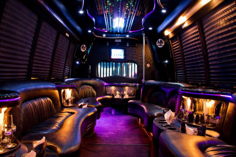 Grapevine 22 Passenger Party Bus Interior