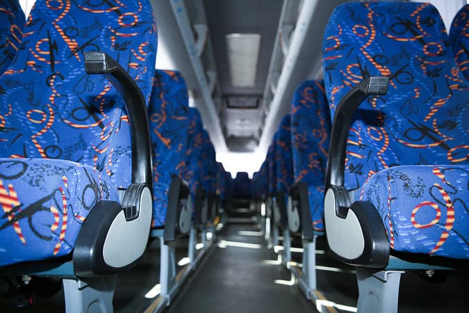Midland 47-56 Passenger Charter Buses Interior
